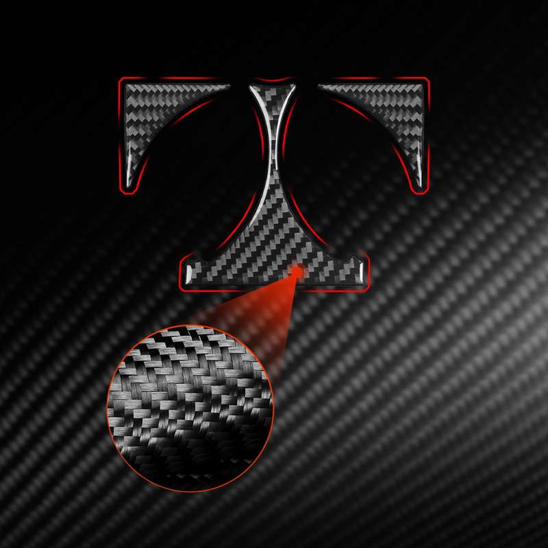 For Mercedes-Benz G-Class W463 3pcs /Set Rear Drain Cup Holder Sticker(Red)