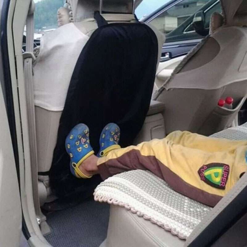 Car Child Seat Anti Kick Mats Anti Dirt Protective Mats(Black)