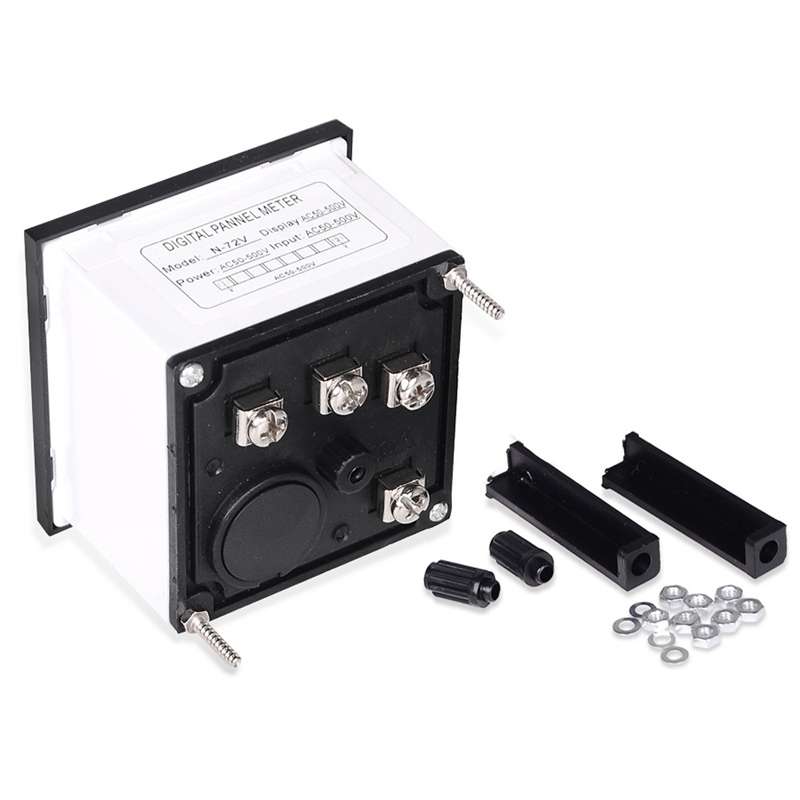 SINOTIMER N-72V AC Voltage Signal Indicator Square Turntable LED Digital Display Voltmeter
