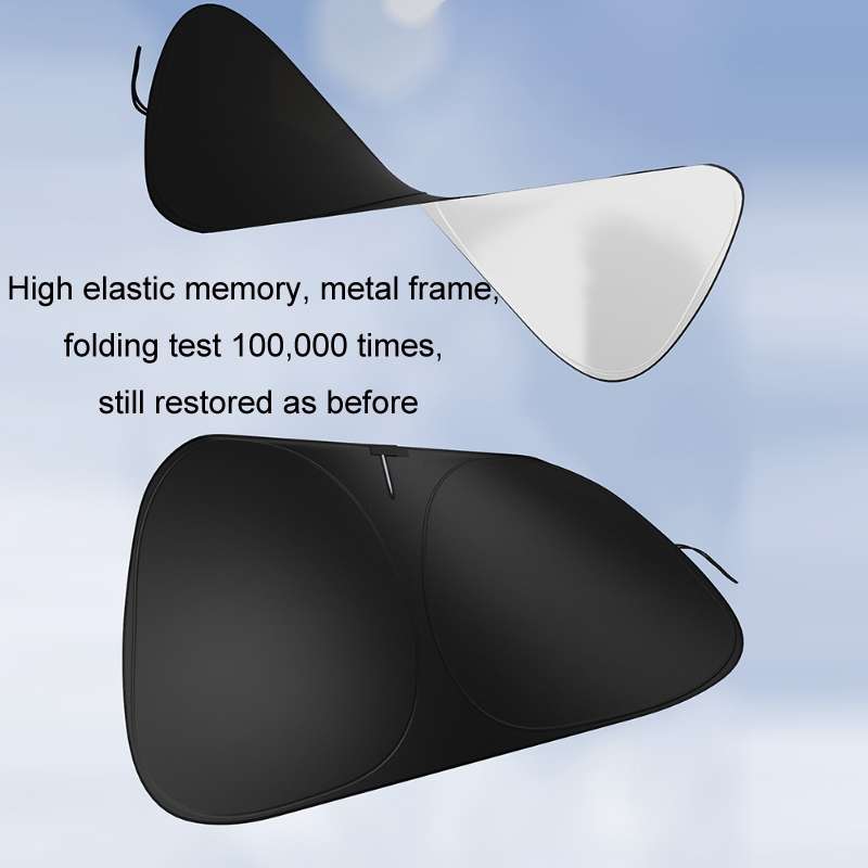 Car Front Windshield Heat Insulation Sun Protection Visor, Specification: Large Front Baffle + 4 Sid