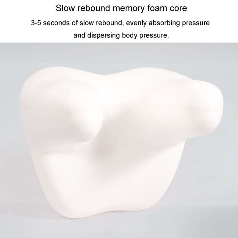 BEWALKER Car Headrest Memory Foam Neck Support Pillow Car Seat Cervical Cushion(Green)