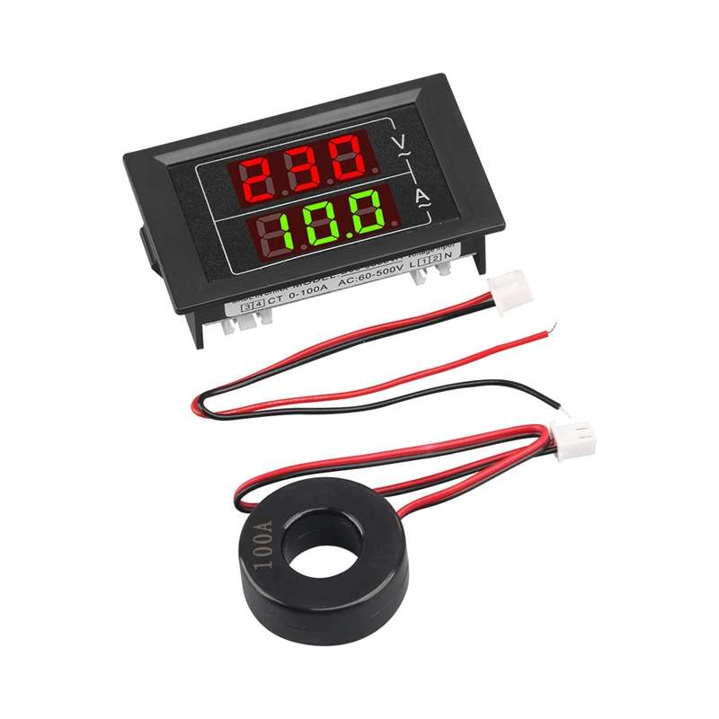 SINOTIMER D85-5035VA Compact Dual-Display Single-Phase AC Digital Voltage And Current Meter