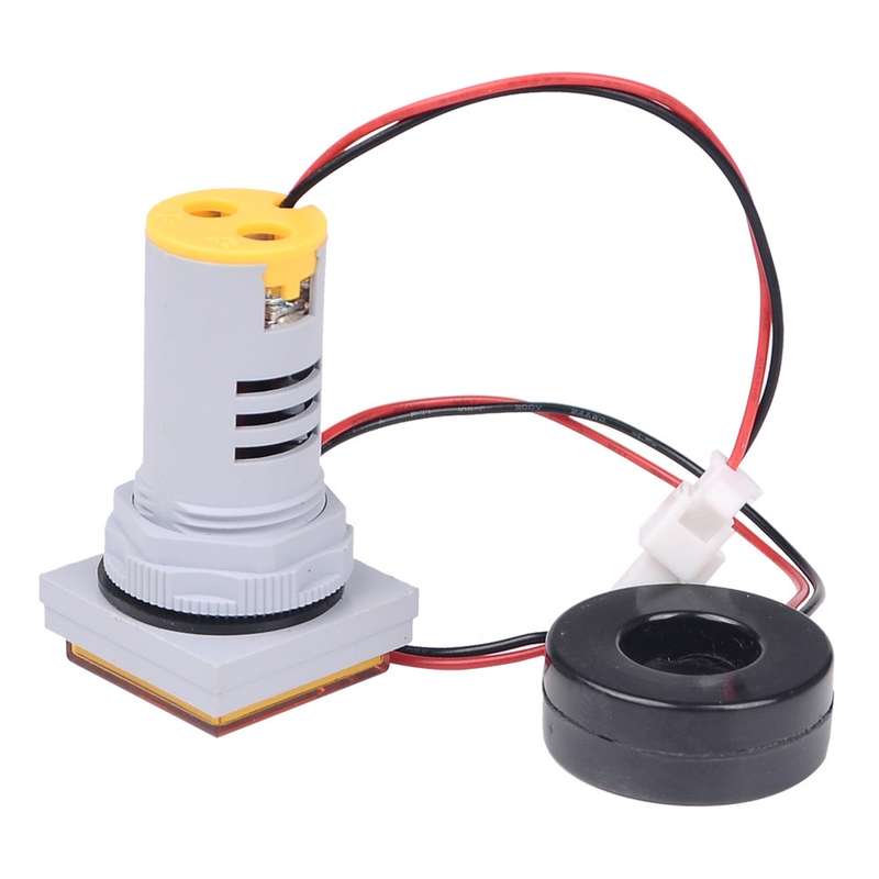 SINOTIMER ST17VAH 3 In 1 Square LED Digital Display AC Voltage Current Frequency Indicator 60-500V 0
