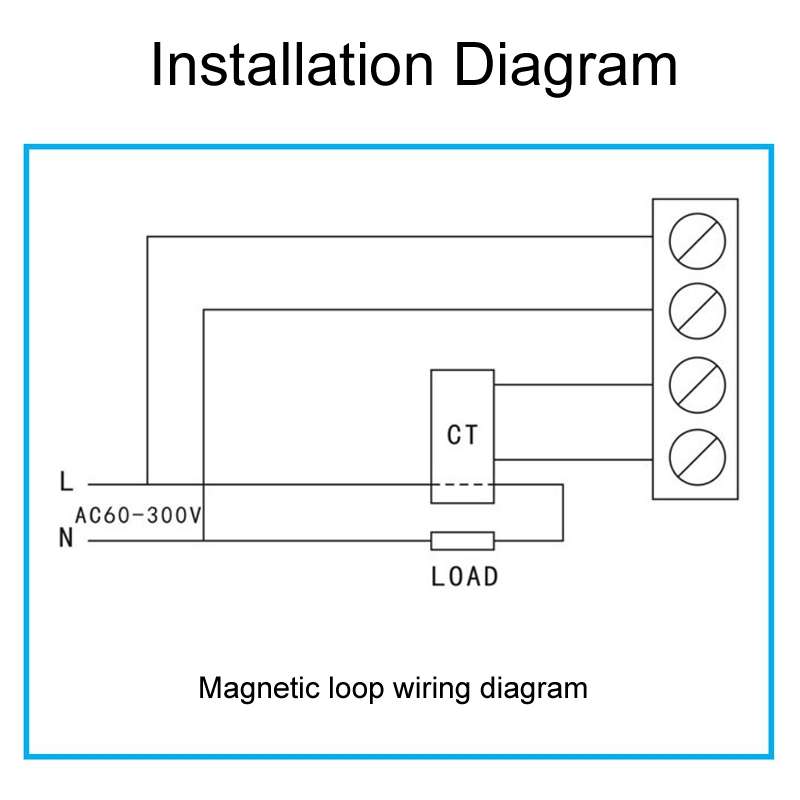 SINOTIMER SPM005 AC Digital Display Voltage Current Power Electricity Multifunctional Monitoring Met