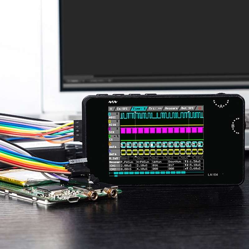 MINIWARE LA104 Logic Analyzer 4-Channel Debugging Assistant Sampling Analog Oscilloscope