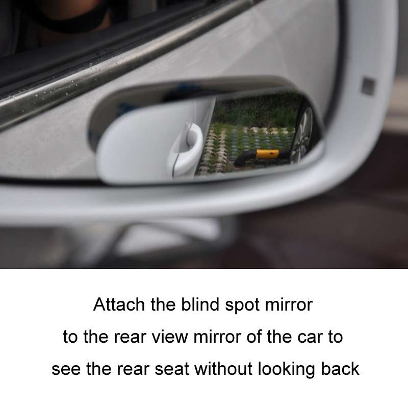 Car High Definition Edgeless Adjustable Blind Spot Reversing Mirror, Shape: 073 Square