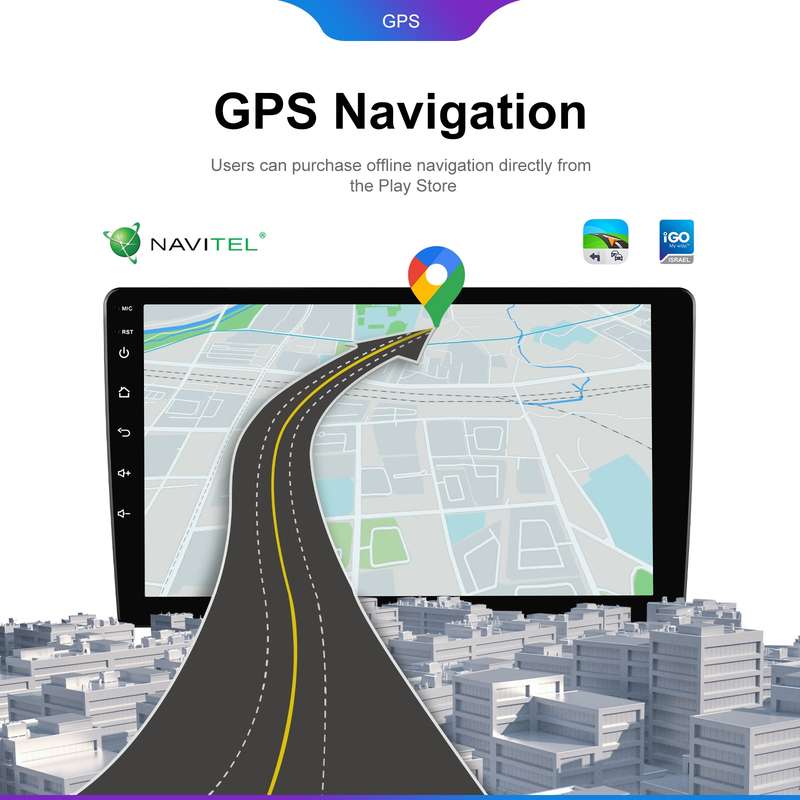9 inch 6+128G Android Universal HD Large Screen Car Bluetooth Player Android GPS Navigation Integrat