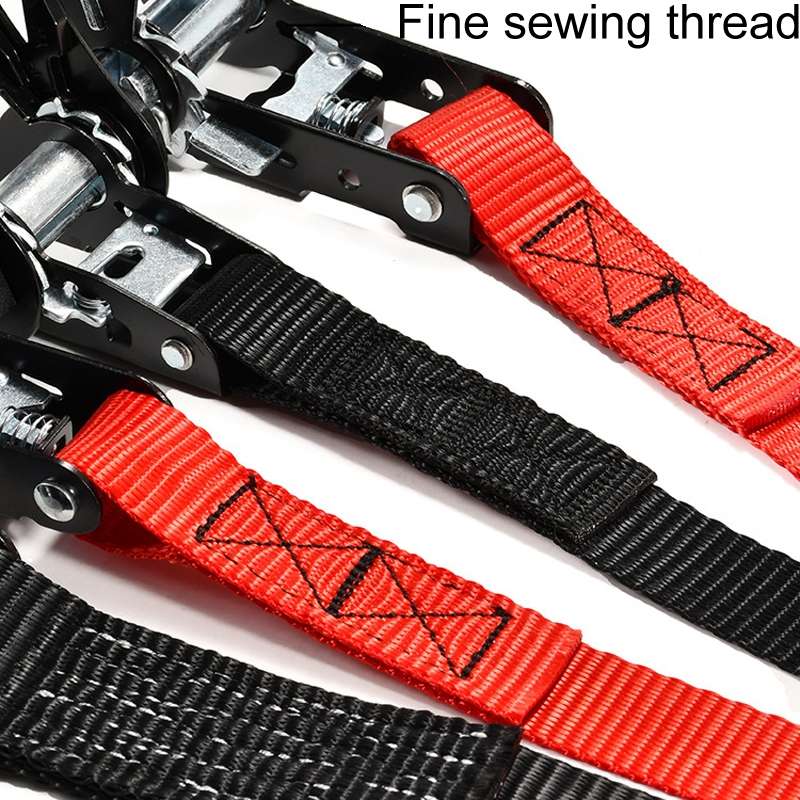 Motorcycle Ratchet Tensioner Cargo Bundling And Luggage Fixing Straps, Length: 3m