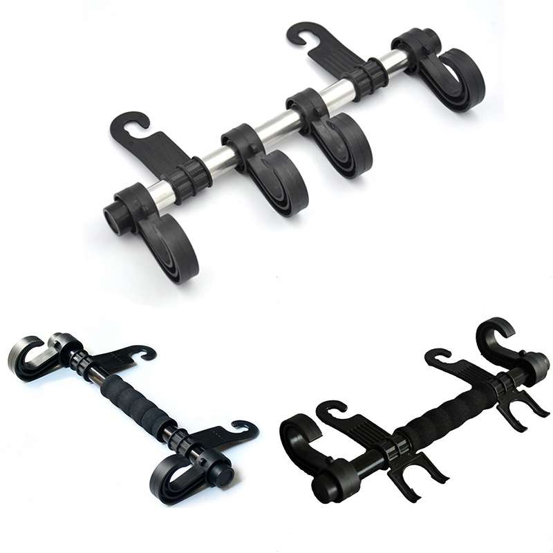 30cm Stainless Steel Extended Car Seat Back Hook Car Clothes Hanger(DM-045)
