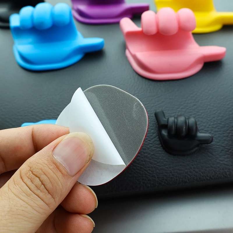 Car Front Storage Hook Desk Organization, Random Color Delivery, Size: 10pcs Small