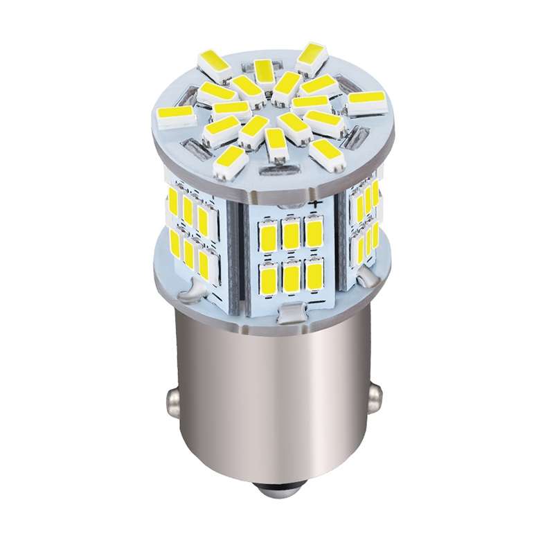 2pcs 1156-3014-5.4W LED Car Lights High Brightness Turn Signal Lights(White Light)