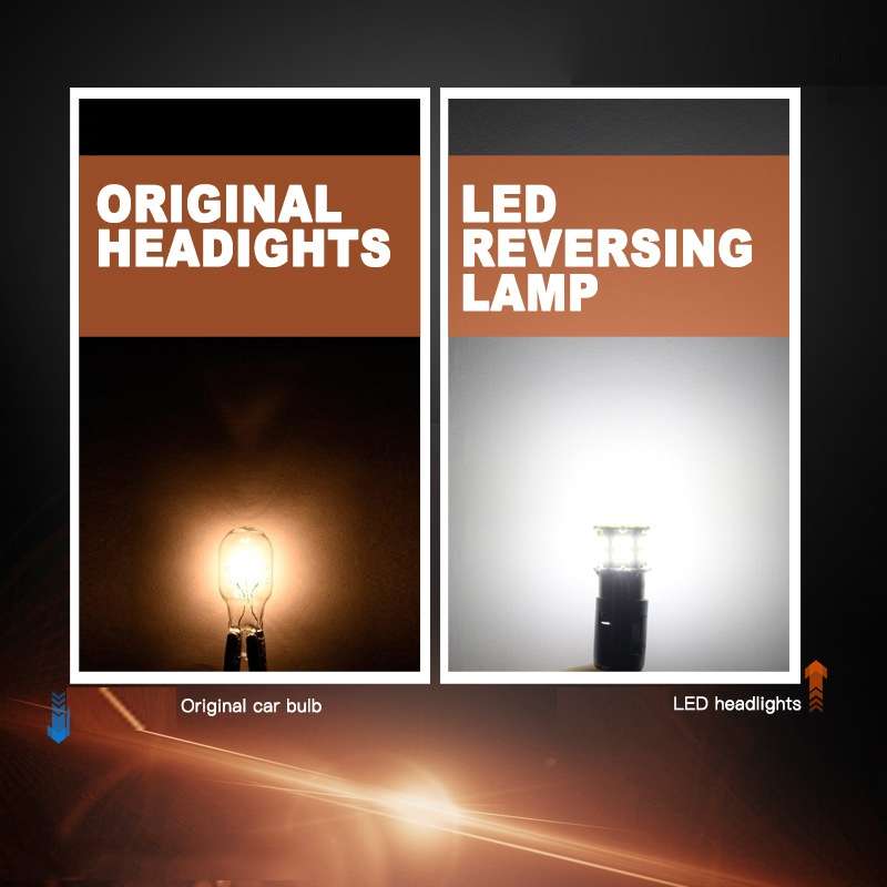 2pcs 1156-3014-5.4W LED Car Lights High Brightness Turn Signal Lights(White Light)