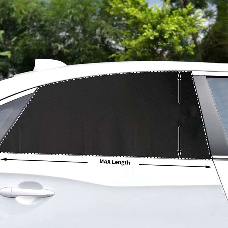 Car Sun Protection Anti-mosquito Window Zipper Sunshade(Front Window (Main+Auxiliary))