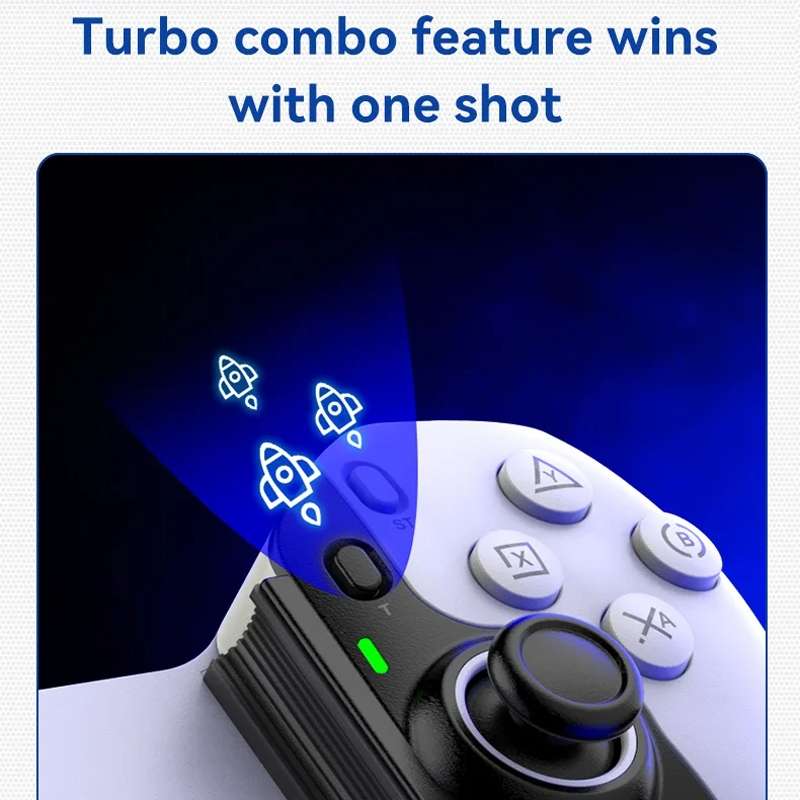 D9 Wireless Phone Stretching Game Controller For Switch / PS3 / PS4(Black)