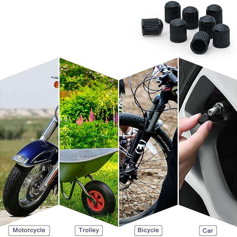 30pcs Car Bicycle Plastic Tire Valve Cap(0.95x1.25cm)