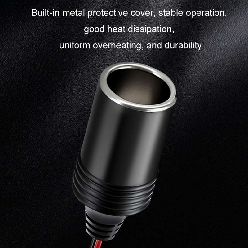 4m 12/24V Car Battery To Cigarette Lighter Female Base Power Supply Cable