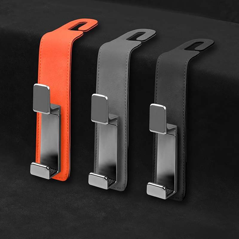 Car Multifunctional Hidden Hook Seat Back Storage Hook(Gray)