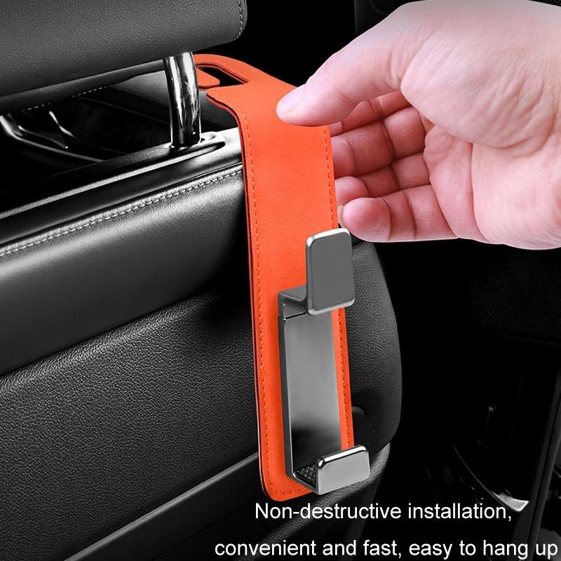 Car Multifunctional Hidden Hook Seat Back Storage Hook(Gray)
