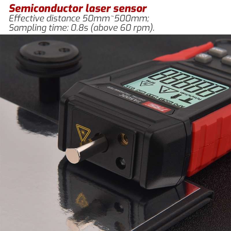 TASI TA500A Optical Measurement Laser Tachometer Digital Display Measuring Speed Meter