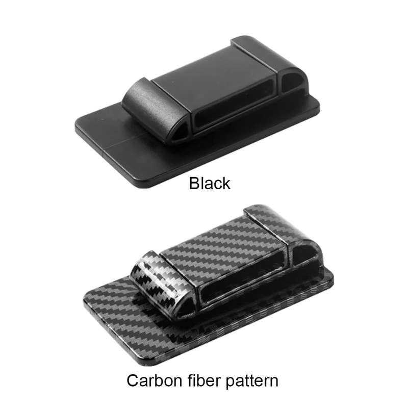 Car Seat Belt Holder Anti-collision Elastic Buckle Limiter(Matt Black)