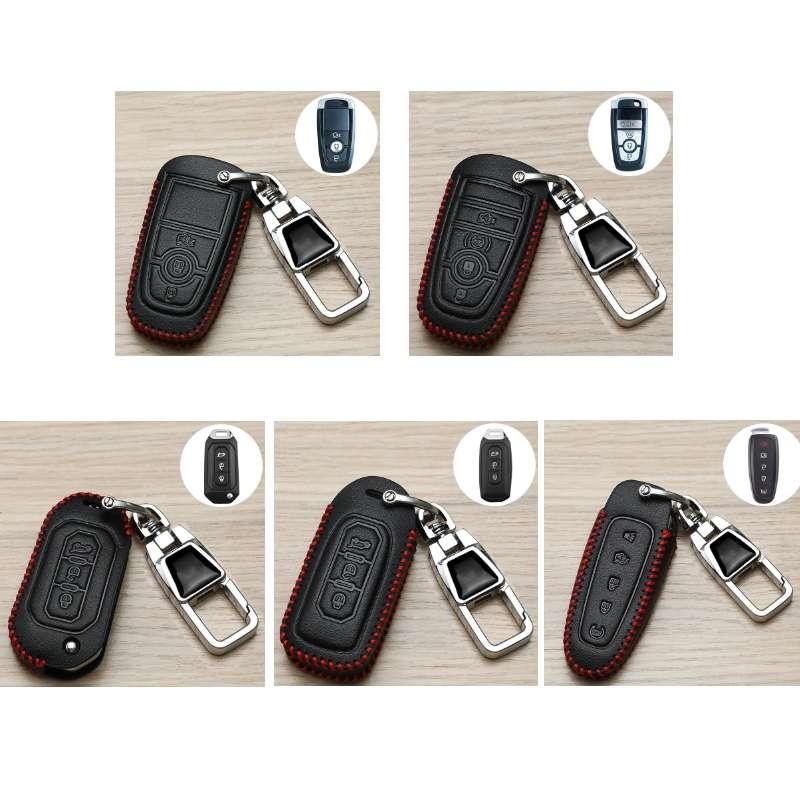 For Ford Car Key Cover Keychain Anti-lost Number Plate, Style: I