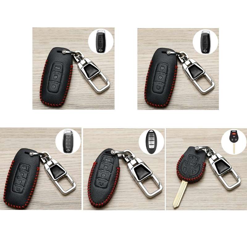 For Nissan Car Key Cover Keychain Anti-lost Number Plate, Style: I4