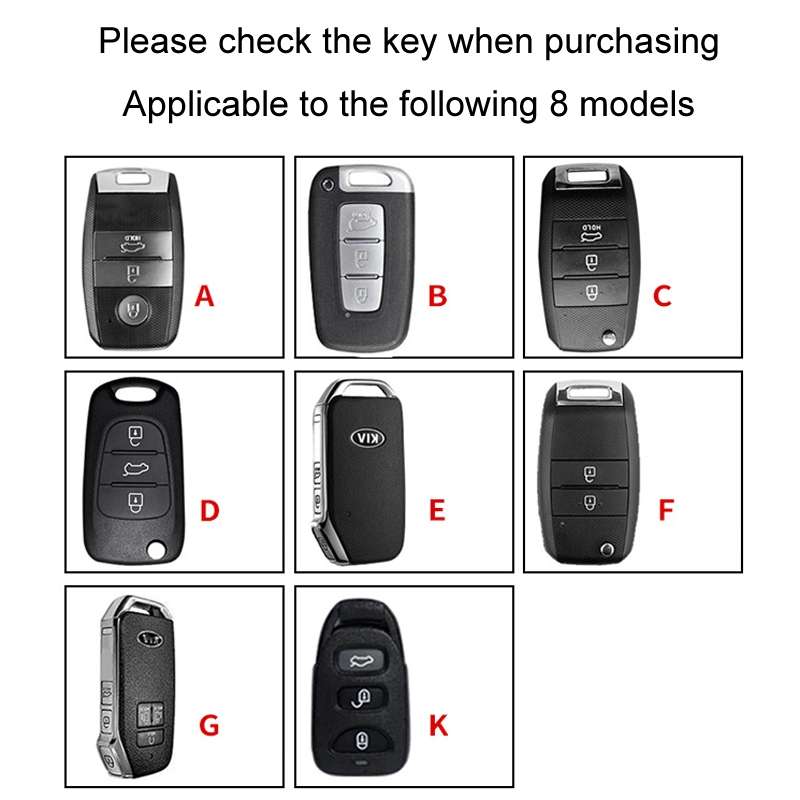 For Kia Car Key Cover Multifunctional Keychain Anti-lost Number Plate, Style: B