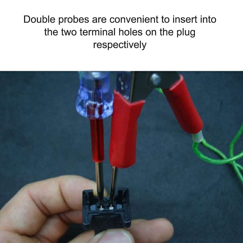 5pcs /Set Automotive Maintenance Test Pen Set Multifunctional Electricity Measuring Tester Light Too
