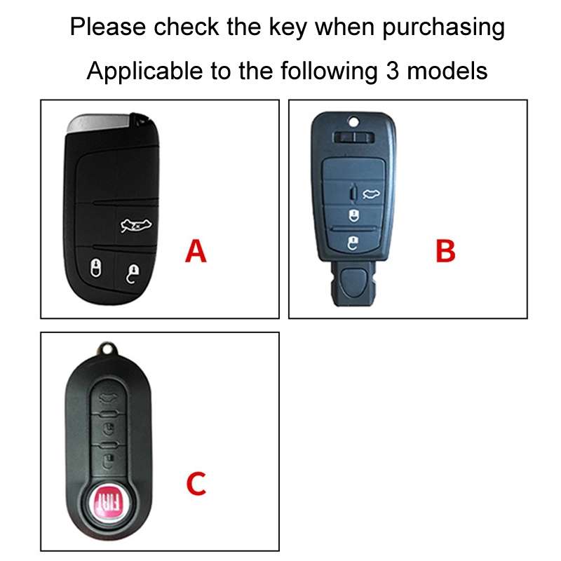 For Fiat Car Key Cover Multifunctional Keychain Anti-Lost Number Plate(B)