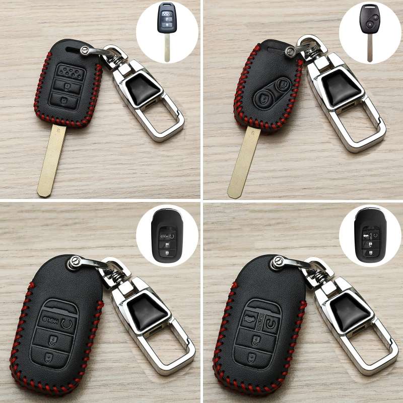 For Honda Car Key Cover Multifunctional Keychain Anti-lost Number Plate, Style: J