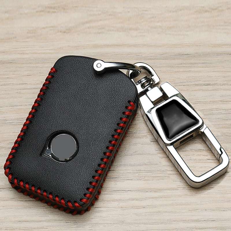 For Volvo Car Key Cover Multifunctional Keychain Anti-lost Number Plate(A)