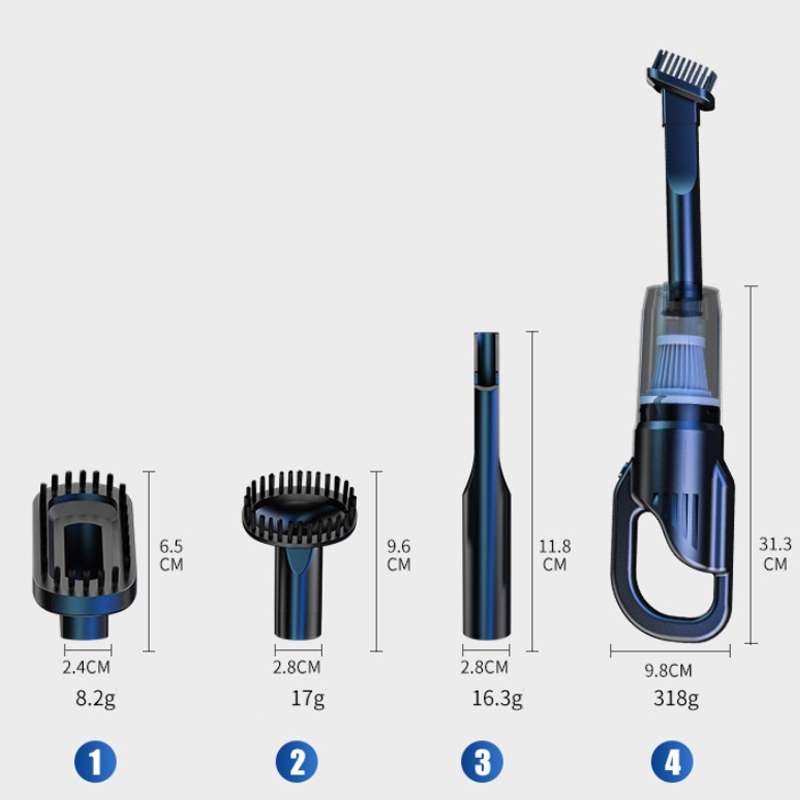 Mini Handheld High-power Car Wireless Powerful Vacuum Cleaner(F6050)