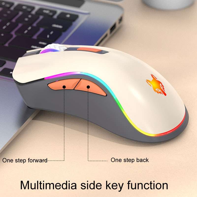 XUNSVFOX XYH52 Wireless Dual Mode Mouse Rechargeable And Silent Office Gaming Mouse(Lake Blue)
