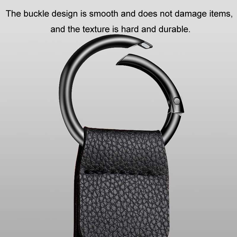 Car Seat Back Multifunctional Storage Metal Hook(Beige)