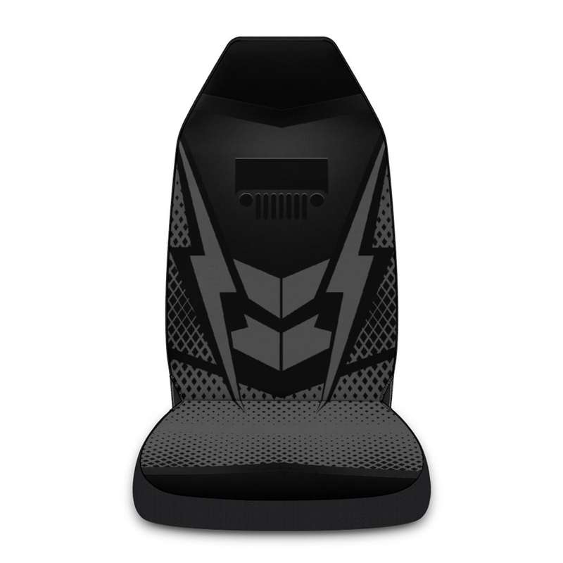 Car Universal Printed Seat Protector Automobile Decoration Supplies(Black)
