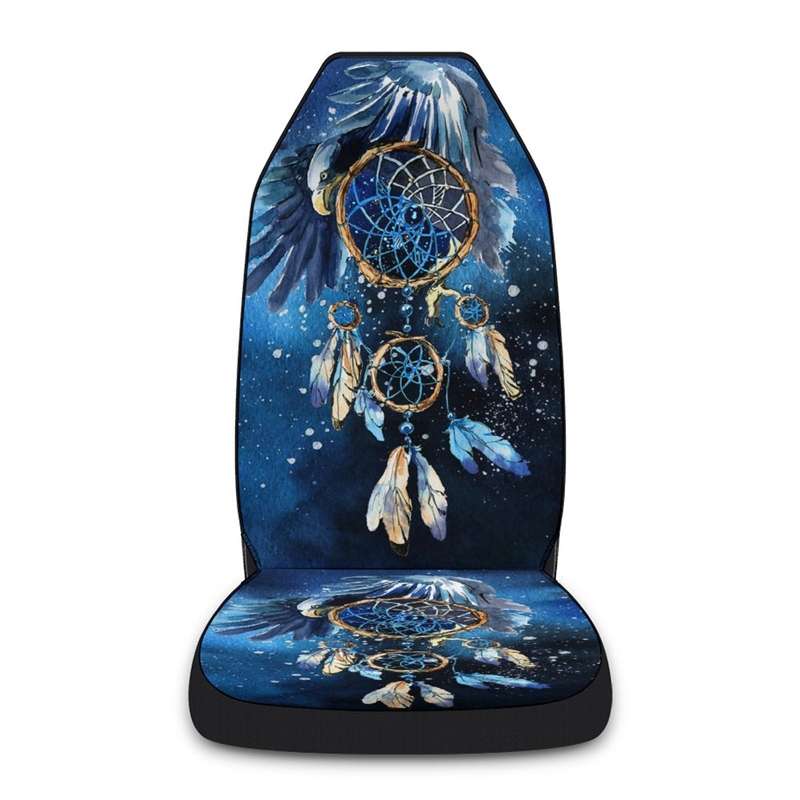 Car Universal Printed Seat Protector Automobile Decoration Supplies, Style: Dreamcatcher
