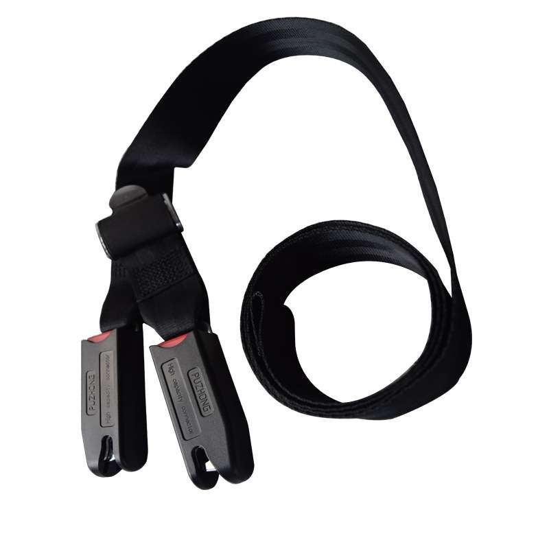 ISOFIX Interface Connection Belt Car Child Safety Seat Belt(Black)