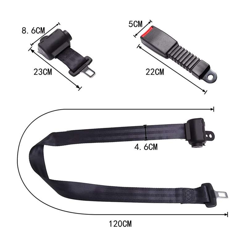 Automobile Two-point Safety Belt Automatic Semi-enclosed Retractor(20cm Semi-enclosed Base)
