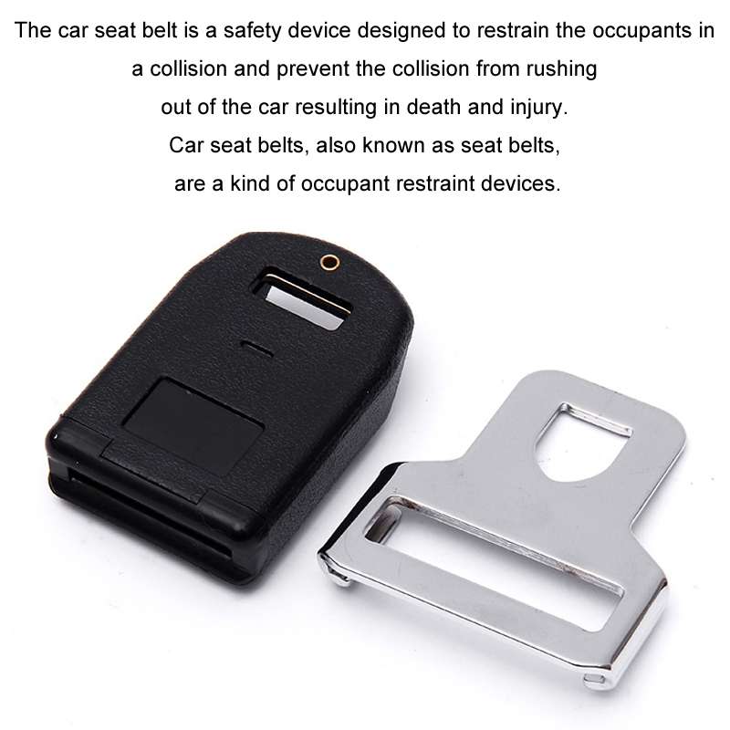Car Seat Belt Buckle Accessories(Welded Lock Tongue + Lock Buckle)