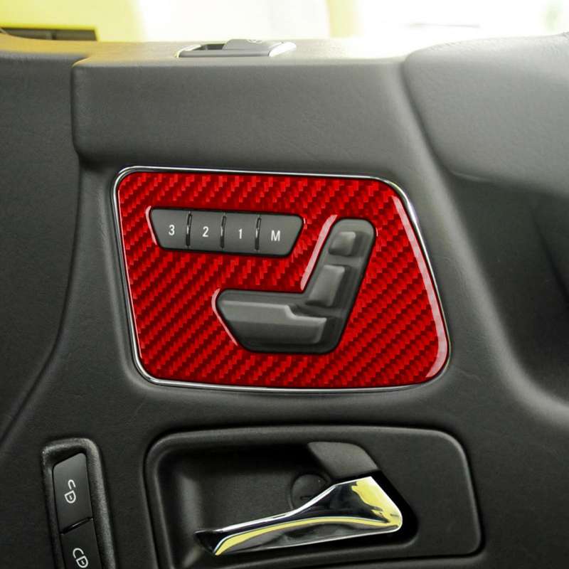 For Mercedes-Benz G-Class W463 2pcs /Set Seat Adjustment Sticker(Red)