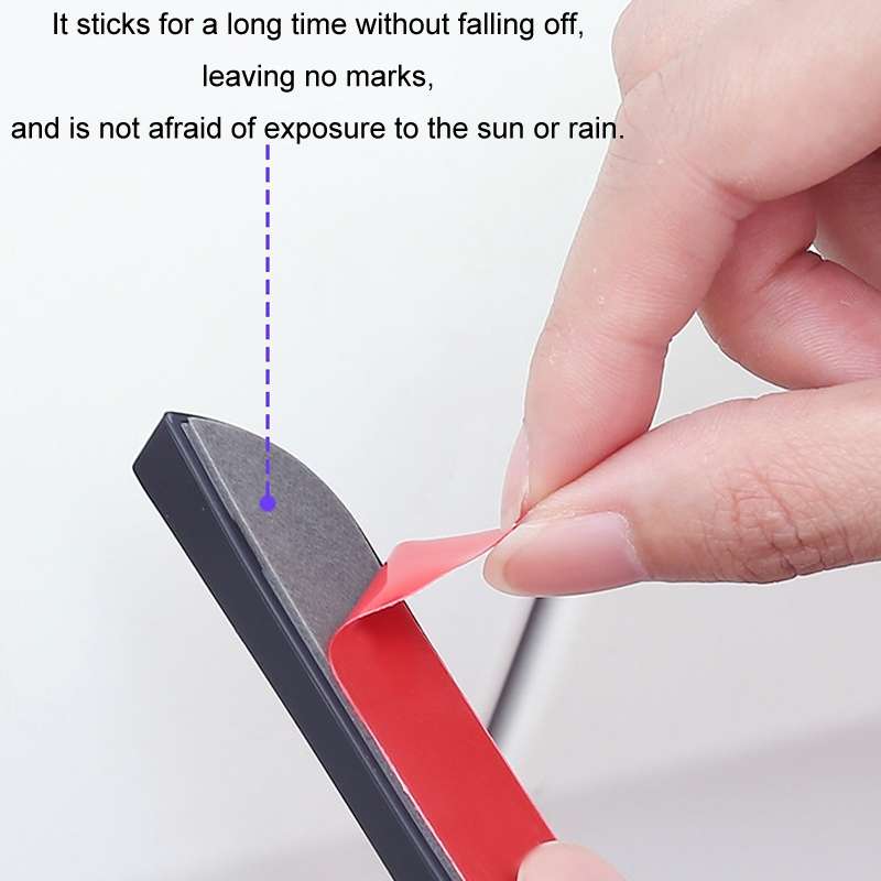 Car Door Anti-collision Strip Anti-scratch Decorative Sticker, Color: Q3 White