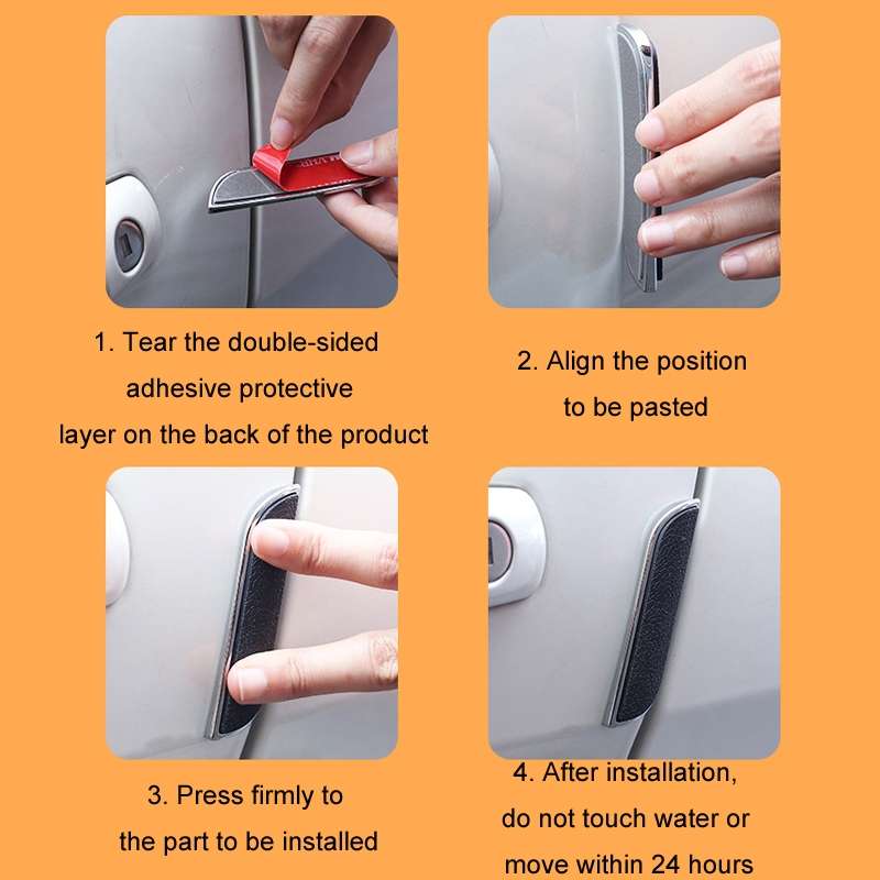Car Door Anti-collision Strip Anti-scratch Decorative Sticker, Color: Q3 White