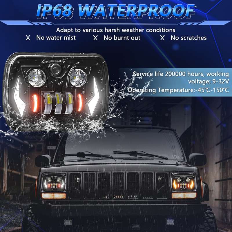 7-Inch Mechanic Car Modified Headlights For Wrangler(R16)