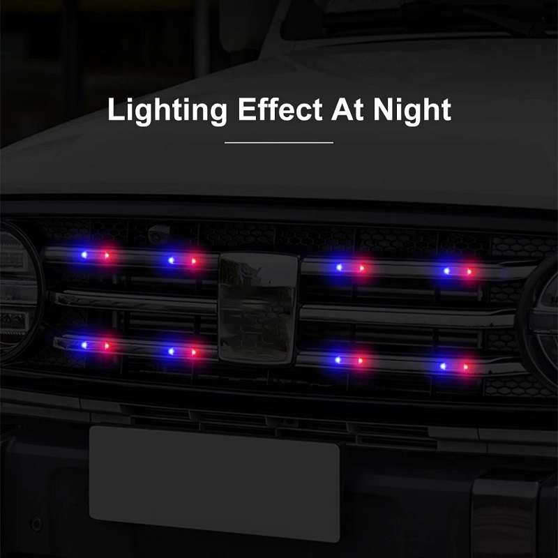 Solar Warning Light Anti-rear Collision LED Flashing Light(Symphony Vibration Sensor+Orange)