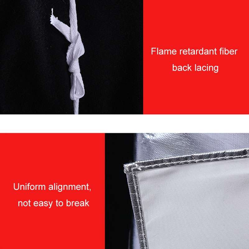 Aluminum Foil Heat Insulation Apron Flame Retardant Chemical Metallurgy Heat Insulation Clothes(Aver