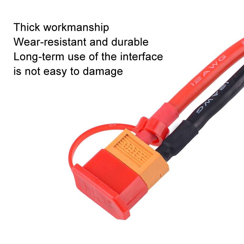 10pcs /Pack XT60 Lithium Battery Plug Protective Cover Plug Dustproof Anti-oxidation Insulation Cove