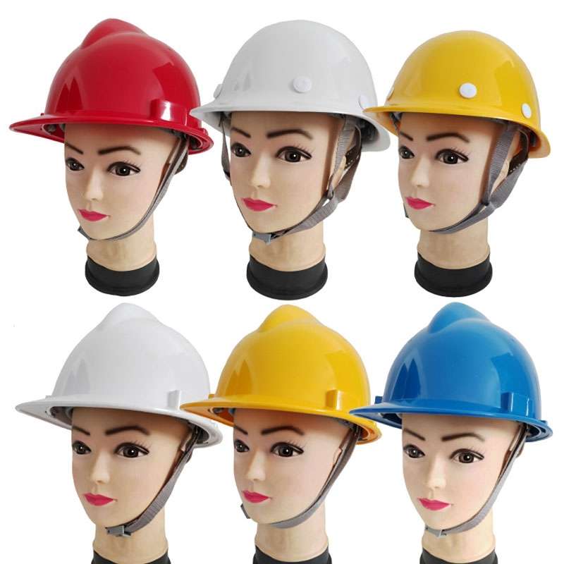 LINDUN 300g HDPE Safety Helmet Site Mining Construction Helmet Protective Hat(Color Random)