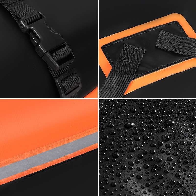 15 Cubic Feet Waterproof Car Roof Storage Luggage Bag(Black)