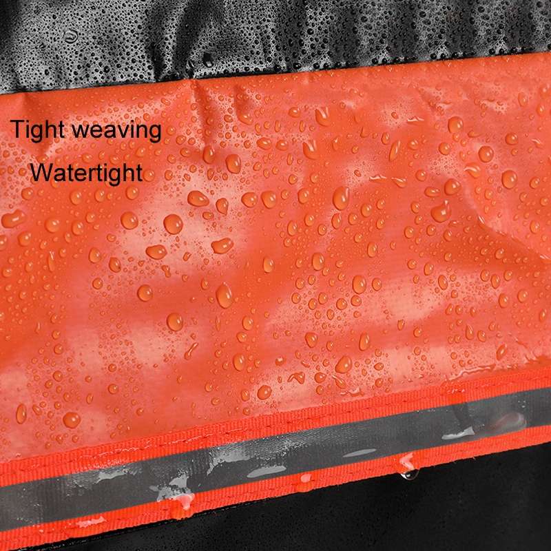 15 Cubic Feet Waterproof Car Roof Storage Luggage Bag(Black)