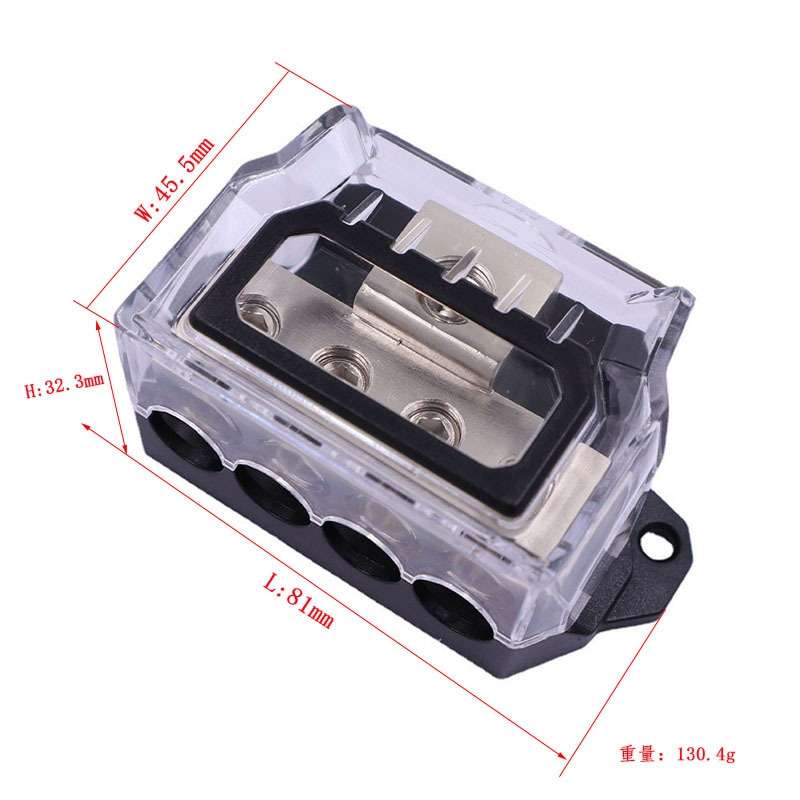 1 To 4 Car Audio Amplifier Modification Fuse Ground Box Hub